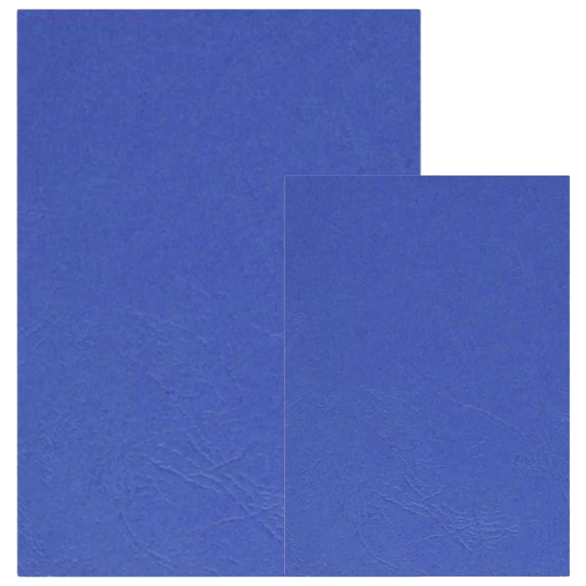 Deluxe Embossed Leather Board Binding Cover, 100/pack, Dark Blue - A3