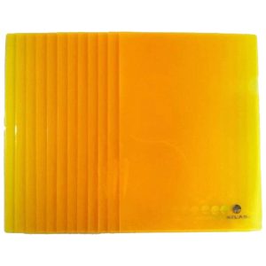 Atlas Clear L Folder A4, 12/pack, Yellow