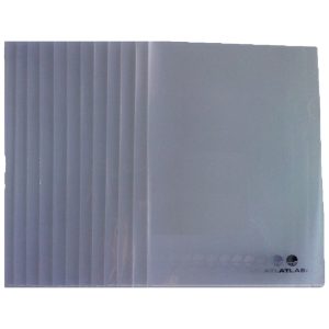 Atlas Clear L Folder A4, 12/pack, Clear