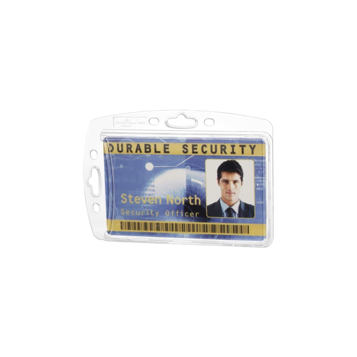 Durable Security Pass Holder for 1 ID Card - 10/box