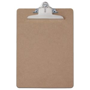 Laufer Hardfibre Clip Board A4 with Heavy Duty Clip