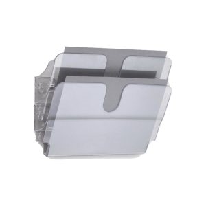 Durable FLEXIPLUS 2 A4 Landscape, wall mounted Brochure Holder, 2 Tier, Transparent