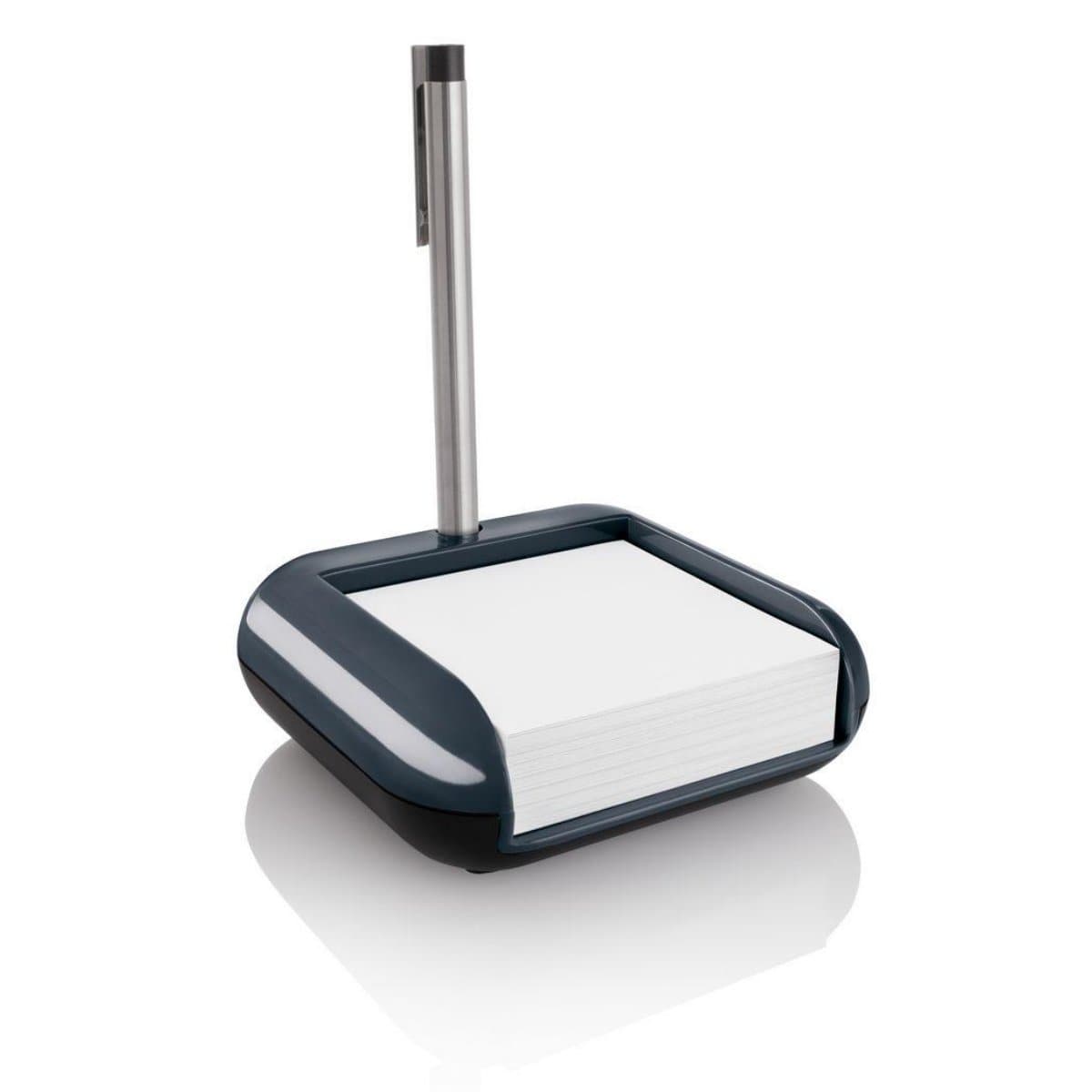 Sigel EYESTYLE Sticky Note Box with pen holder, Anthracite