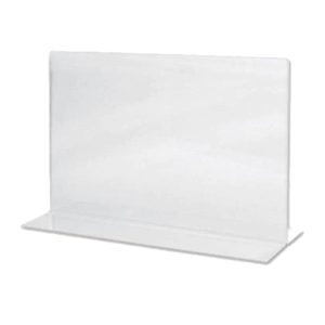 Acrylic Sign Holder 2 Sided T-Type, A3 Landscape, 420 x 297 mm