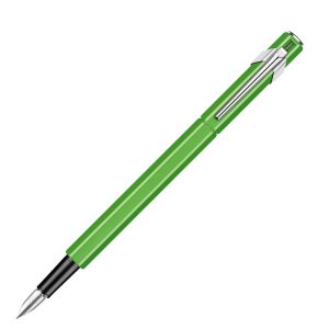 CARAN d'ACHE 849 Fountain Pen Metal, M nib, Fluo Green
