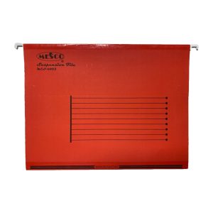 Mesco Suspension Files A4, 50/box, Red