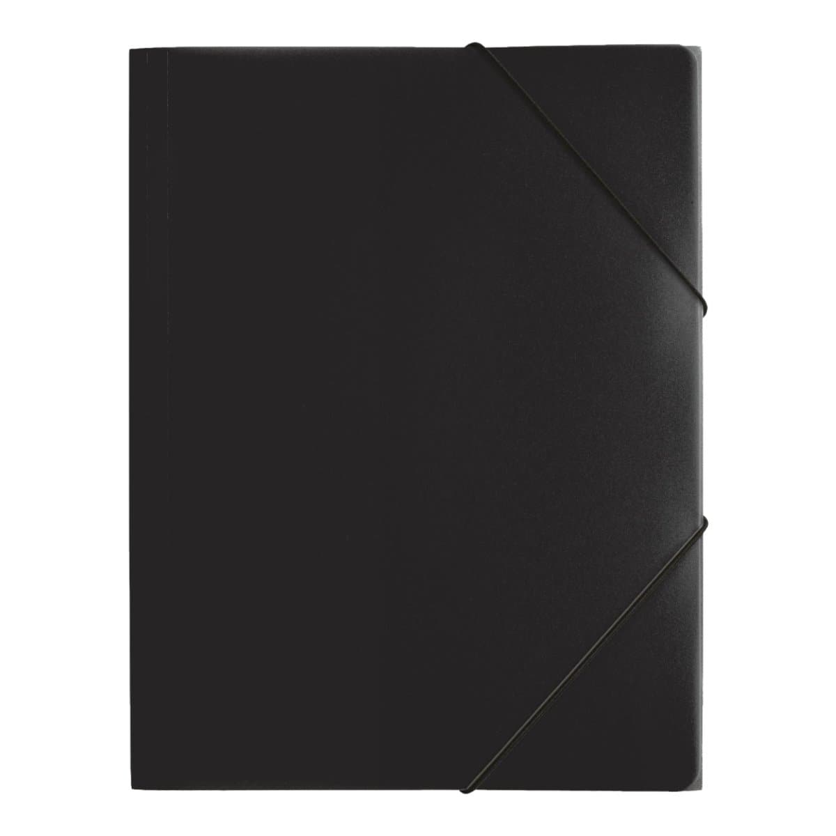 Pagna Folder A4 with elastic fastener PP, Black