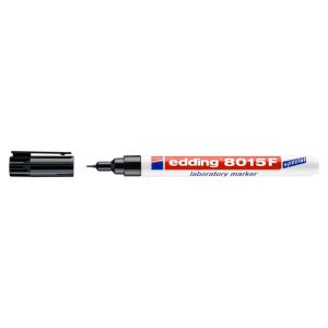 edding 8015F Laboratory Marker, 0.75mm Bullet Tip, Black
