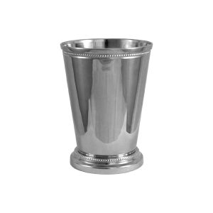 Brass Julep Cup Pen Holder, Large, Silver Plated