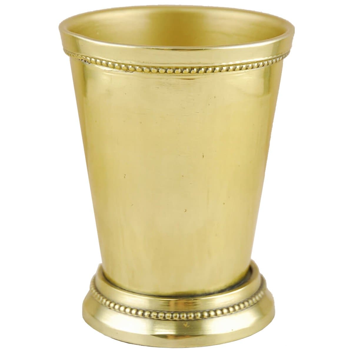 Brass Julep Cup Pen Holder, Small, Golden Plated
