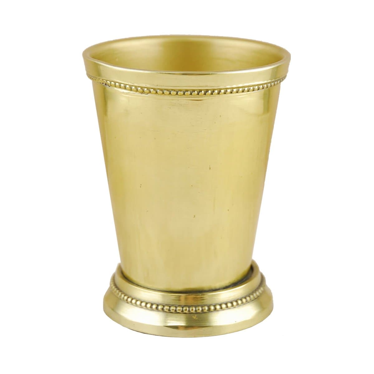 Brass Julep Cup Pen Holder, Medium, Golden Plated