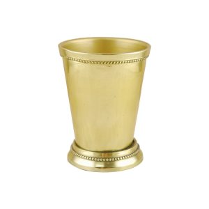 Brass Julep Cup Pen Holder, Large, Golden Plated