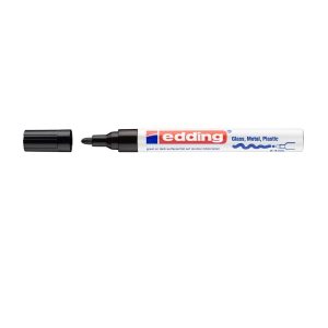 edding 750 Creative Gloss Paint Marker, 2-4mm Bullet Tip, Black