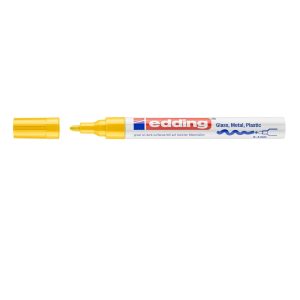 edding 750 Creative Gloss Paint Marker, 2-4mm Bullet Tip, Yellow