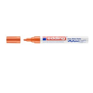 edding 750 Creative Gloss Paint Marker, 2-4mm Bullet Tip, Orange