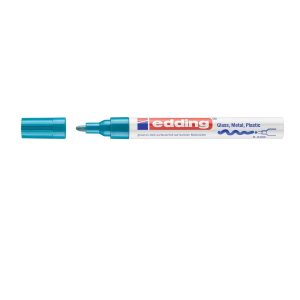 edding 750 Creative Gloss Paint Marker, 2-4mm Bullet Tip, Light Blue