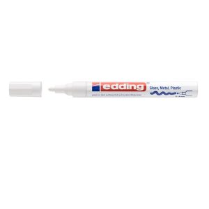 edding 750 Creative Gloss Paint Marker, 2-4mm Bullet Tip, White