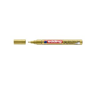 edding 751 Creative Gloss Paint Marker, 1-2mm Bullet Tip, Gold