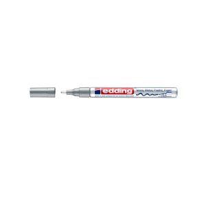 edding 751 Creative Gloss Paint Marker, 1-2mm Bullet Tip, Silver