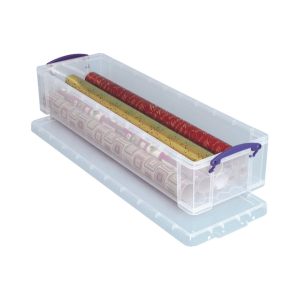 Really Useful Box, 22 Litre, 800 x 255 x 155mm, Clear