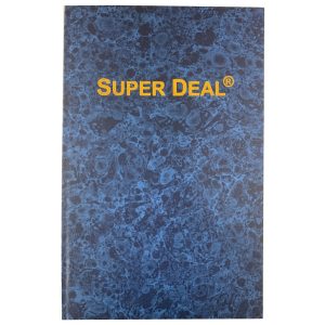 SUPER DEAL Ruled Manuscript/Register Book FS, 210x330 mm, 196sheets Blue