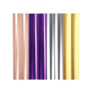 Aluminized Metallic Gift Wrapping Paper, 43cm x 3m, Various Colors