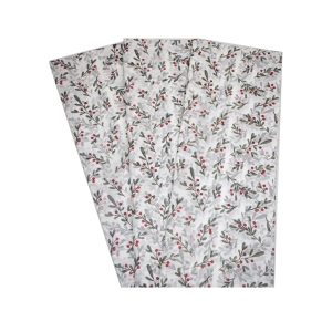 Gift Wrapping Paper Christmas Tree Seedling Floral Pattern, 10sheet/Pack