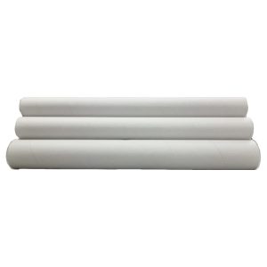 FIS Cardboard Postal/Draft/Drawing Tube with caps, 2 inch x 53 cm, White - 53 cm x 2.5 inch