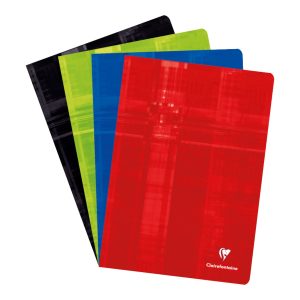 Clairefontaine Notebook A4, Staplebound, Graph Ruled, 90gsm, 48/pages, Assorted Colors