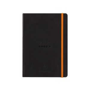 RHODIA Perpetual undated Diary A5, Soft PU Cover, 1Week/1Page, Black