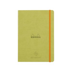 RHODIA Perpetual undated Diary A5, Soft PU Cover, 1Week/1Page, Light Green