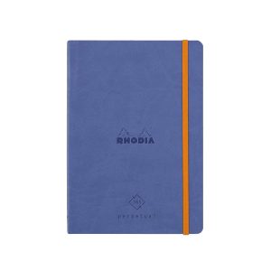 RHODIA Perpetual undated Diary A5, Soft PU Cover, 1Week/1Page, Blue
