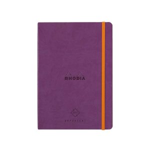 RHODIA Perpetual undated Diary A5, Soft PU Cover, 1Week/1Page, Violet