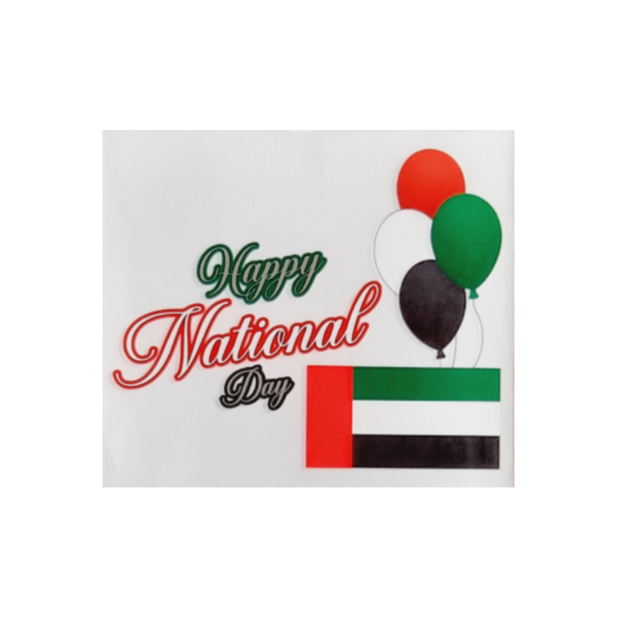 UAE National Day Sticker, 10 x 8cm