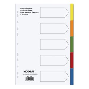 Modest Divider Manila Colored A4 - 12 tabs