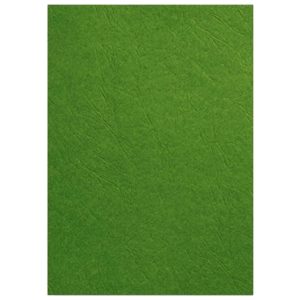 Deluxe A3 Embossed Leather Board Binding Cover, 100/pack, Green
