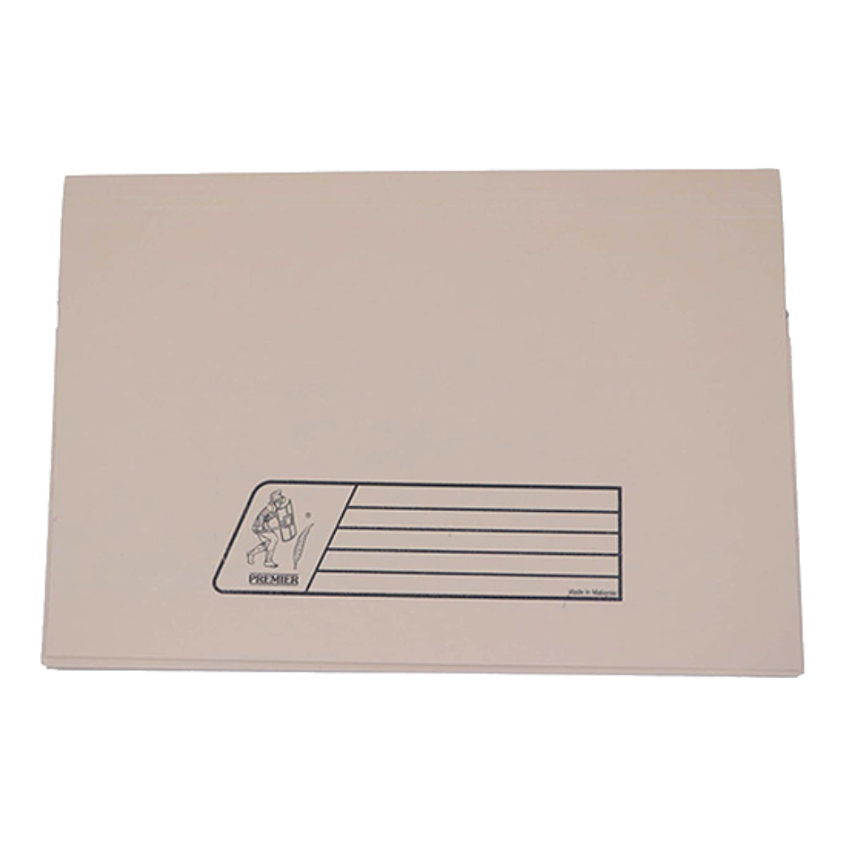 Premier Document Wallet Full Flap, 285gsm, FS, Buff