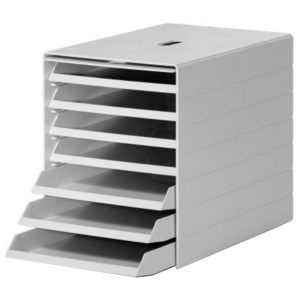 Durable Idealbox Plus, Letter Tray with Front Door, Grey