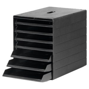 Durable Idealbox Plus, Letter Tray with Front Door, Black