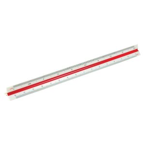 FIS Plastic Triangular Scale Ruler 30cm