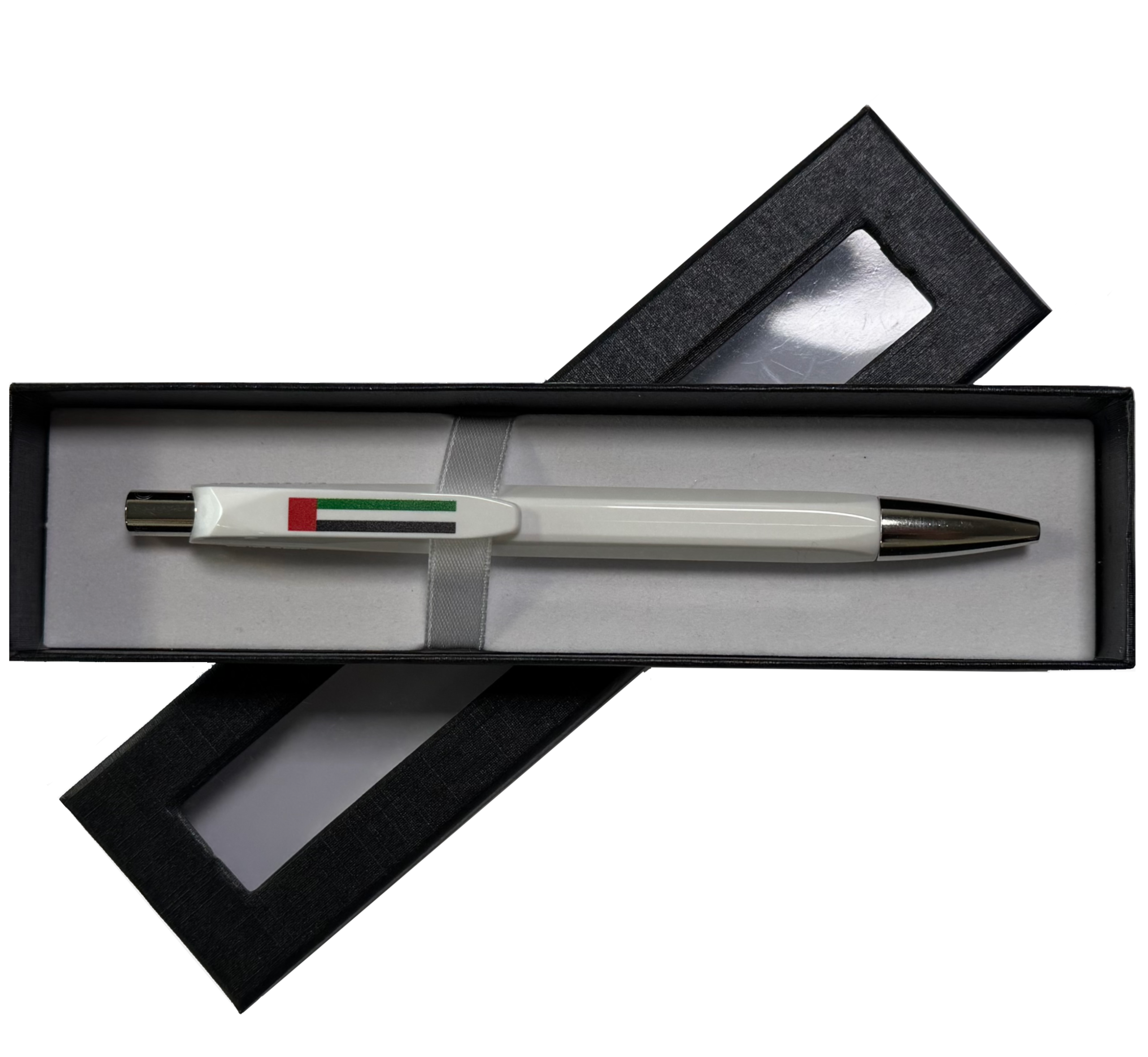 CARAN d'ACHE 888 Ballpoint Pen INFINITE - UAE Flag Edition with Gift Box, White