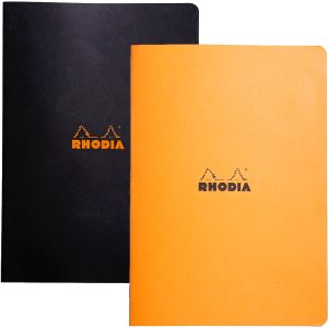 RHODIA Notebook A4, Graph Ruled, 80gsm, 96/pages, Assorted Colors - Orange