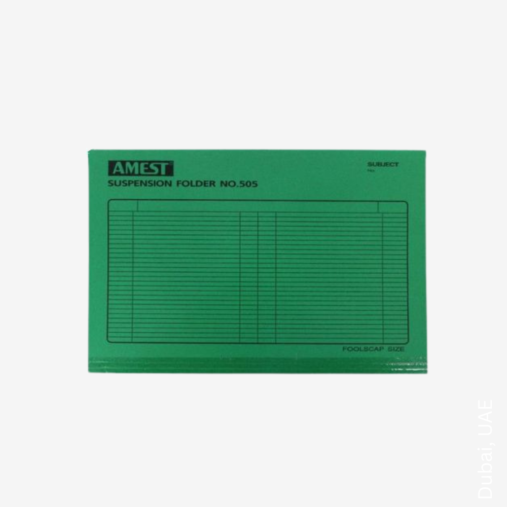 Amest 505 Suspension Folder (F/S) Green (BX50pc)