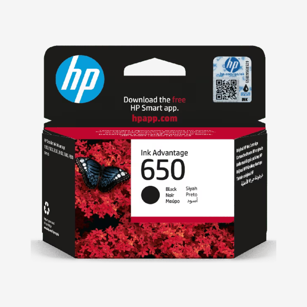 HP 650 Black Ink Cartridge