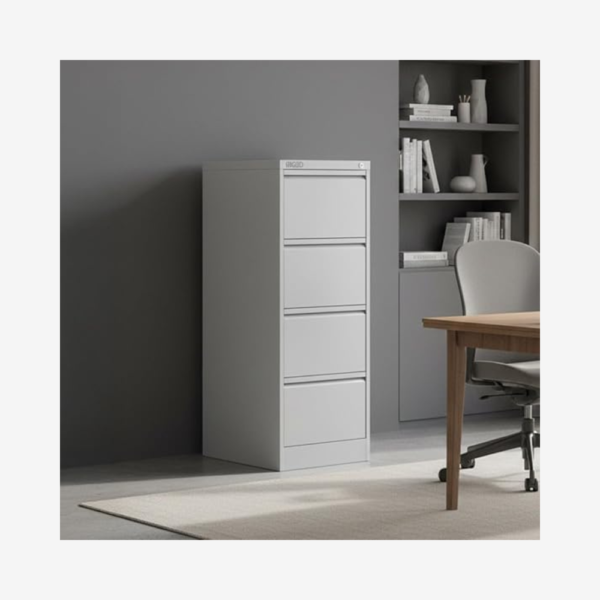 Filing Cabinet with 4 Drawers Heavy-Duty Metal - Image 3