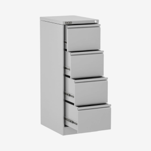 Filing Cabinet with 4 Drawers Heavy-Duty Metal