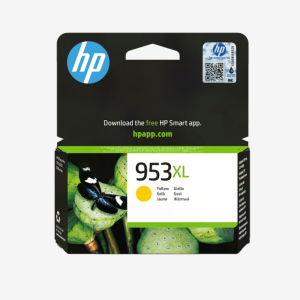 HP 953XL High Yield Yellow Original Ink Cartridge (F6U18AE)