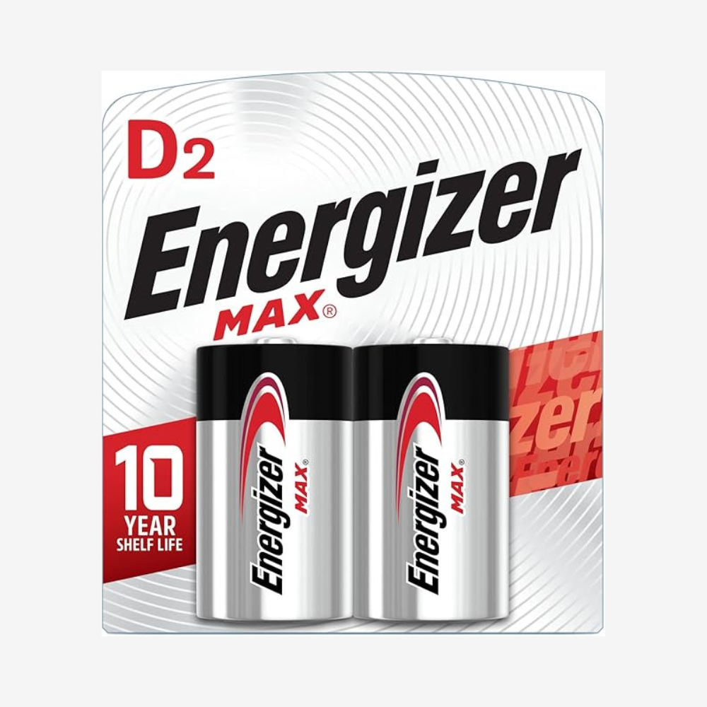 Battery D2 Energizer Max (PK2PC)
