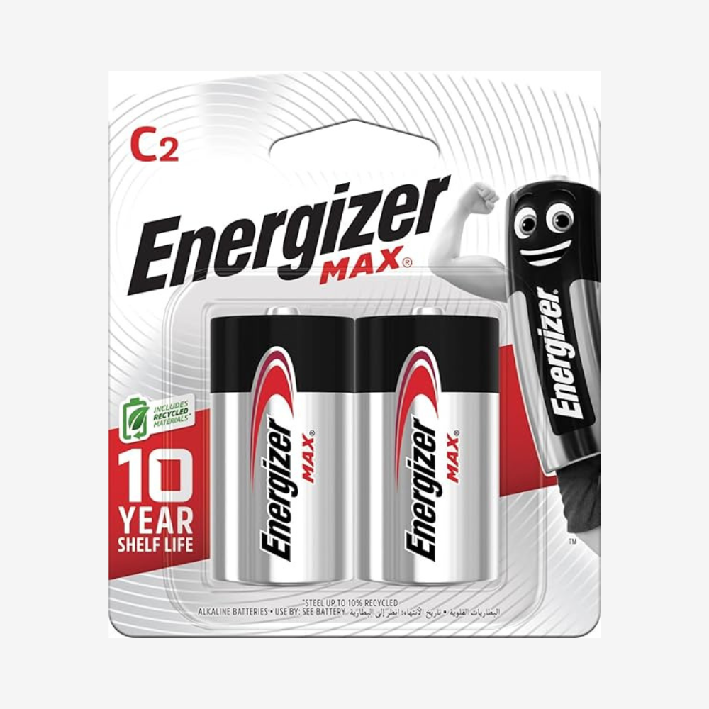 Battery C2 Energizer Max (PK2PC)