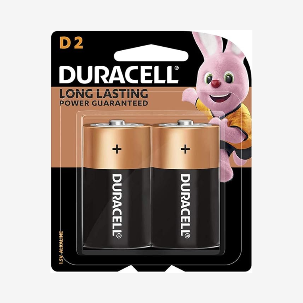 Battery D2 Duracell (PK2PC)